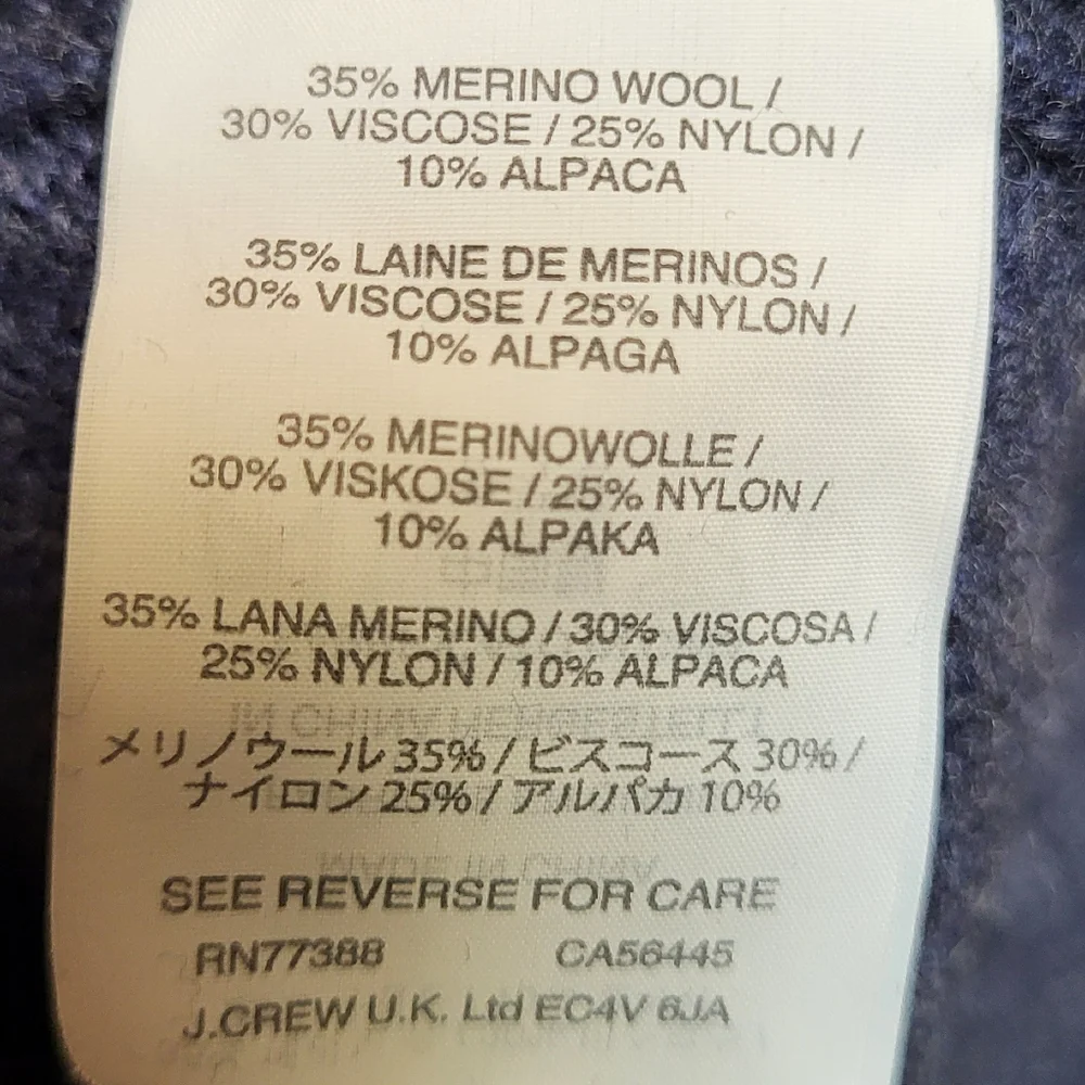 J. Crew length crewneck